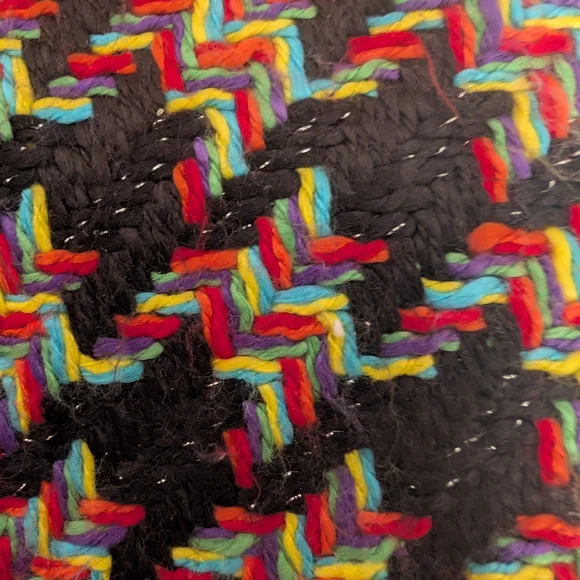 Alice + Olivia Multicolor Houndstooth Mini Skirt - Picture 3 of 9